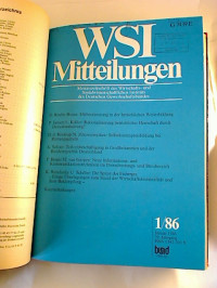 WSI-MITTEILUNGEN+-+39.+Jg.+%2F+1986%3B+kompl.+gebundener+Jahrgang.+-+Zeitschrift+des+Wirtschafts-+und+Sozialwissenschaftlichen+Instituts+des+Deutschen+Gewerkschaftsbundes+GmbH.